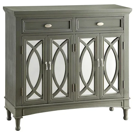 Park Avenue Grey & Mirror Sideboard